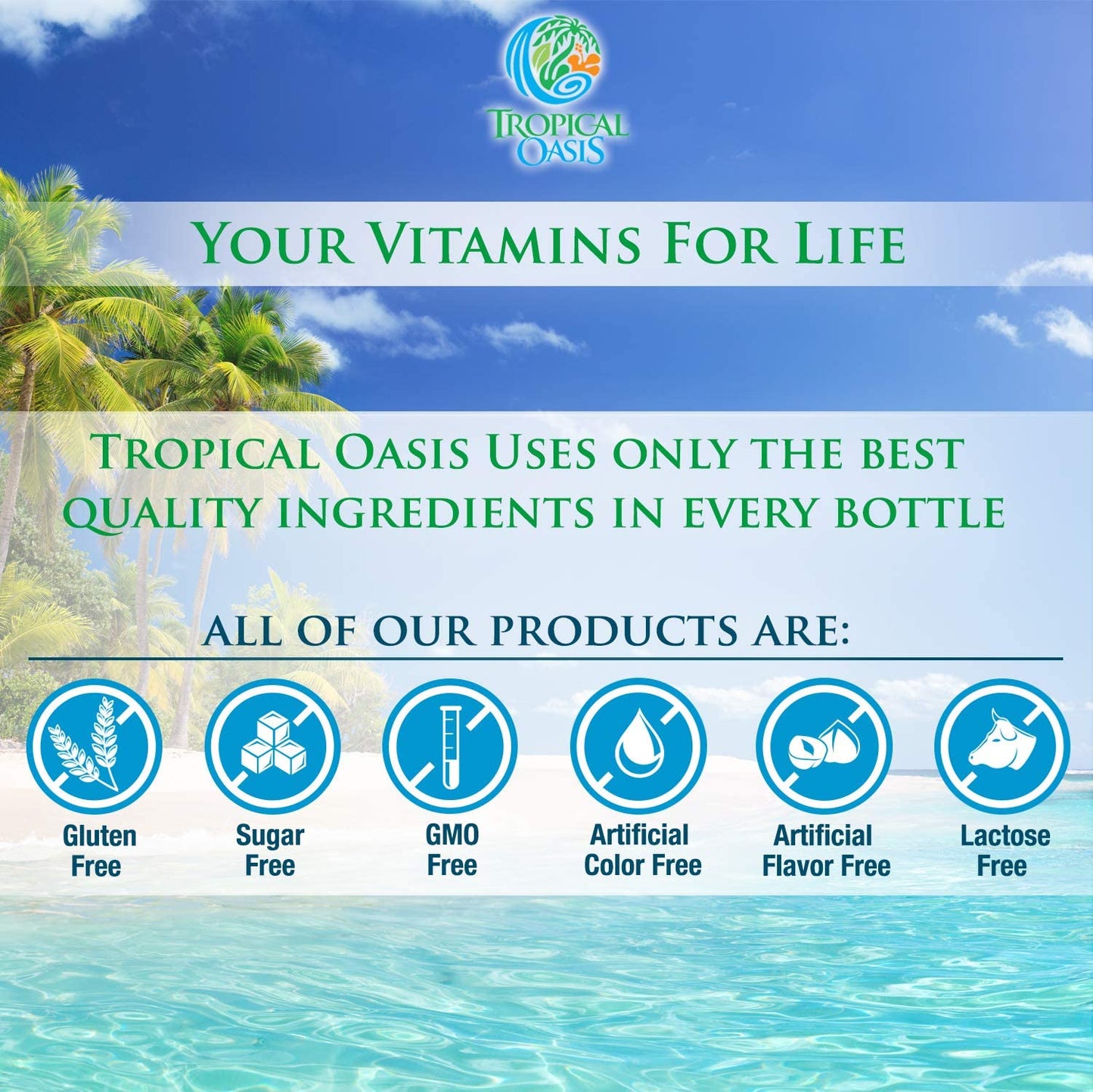 Mega Premium Liquid Multivitamin | Natural Immune Support Vitamin w/ 1333% Vitamin C, 200% D3, Zinc + 20 Vitamins, 70 Minerals, & 21 Amino Acids | Sugar Free | Orange Flavor | 98% Absorption | 32 Serv Tropical OasisBuy Supplements Australia