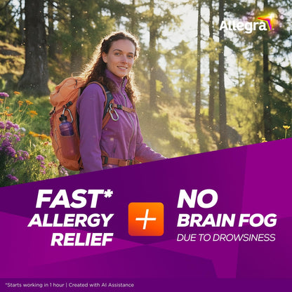 Allegra Hives Antihistamine 24-Hour Tablets, Non-Drowsy Hive Reduction and Hive Itch Relief, 180 mg Fexofenadine HCI, 30-Count Allegra buy supplements Au