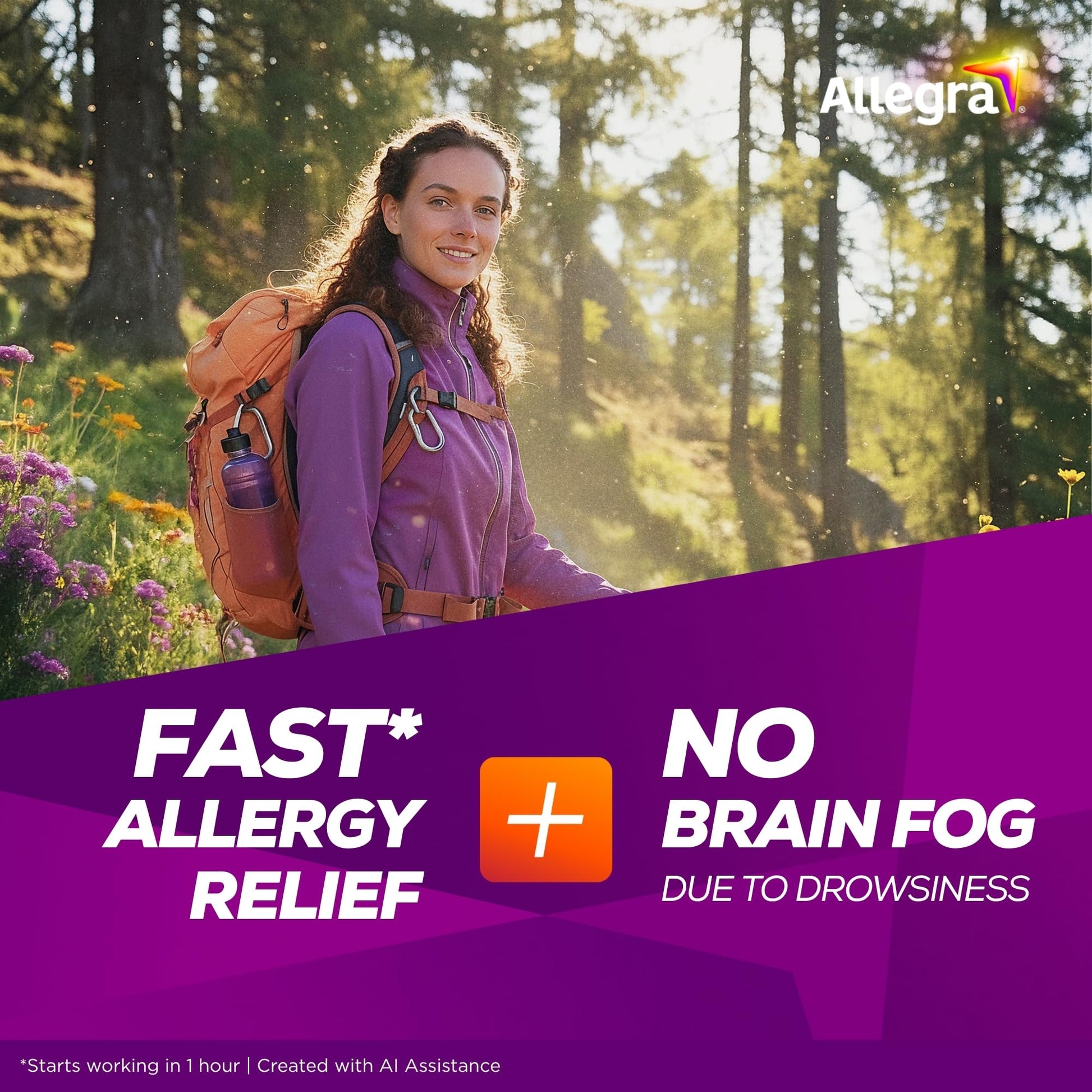 Allegra Adult 24-Hour Allergy Relief Tablets, Non-Drowsy Indoor and Outdoor Allergy Medicine, 180 mg Fexofenadine HCI Antihistamine Pill, 100-Count Allegra buy supplements Au