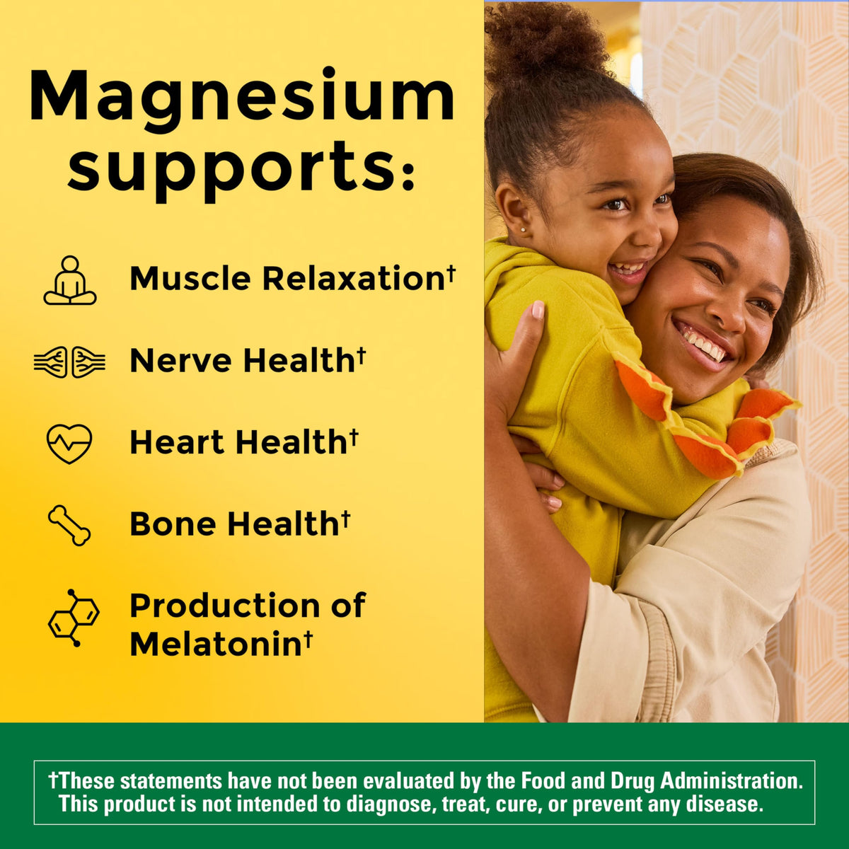 Nature Made High Absorption Magnesium Complex Soft Chews, Magnesium Supplement for Muscle, Heart, Bone Support, Magnesium Citrate & Malate Blend 250 mg per Serving, 40 Vegetarian Chews, 20 Day Supply Nature Made buy supplements Au