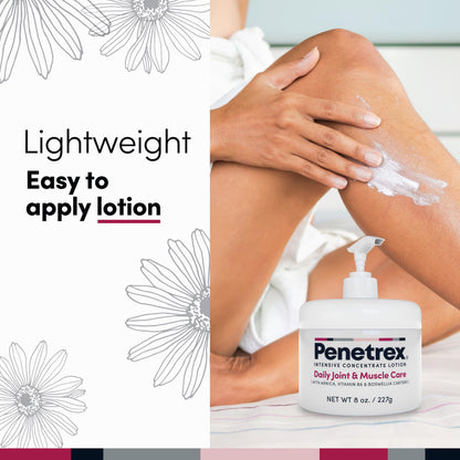 Penetrex Joint & Muscle Care Lotion – Soothing Botanical Formula with Arnica, Vitamin B6 & MSM – Lightweight Easy to Apply Lotion - Fresh Disappearing Scent - for Everyday Movement Support