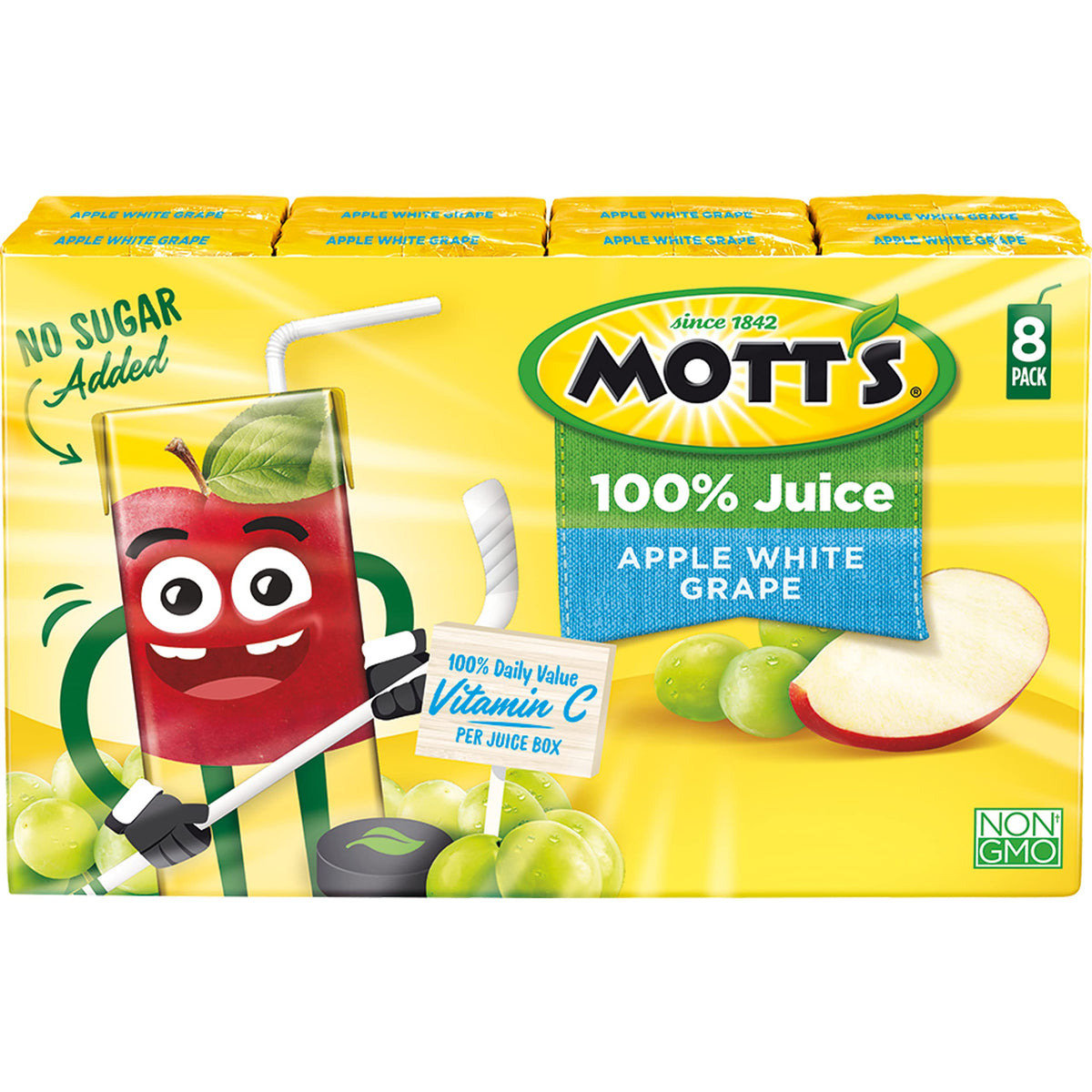 Mott's 100 percent Apple White Grape Juice, 6.75 fl oz boxes (Pack of 32) Mott's buy supplements Au