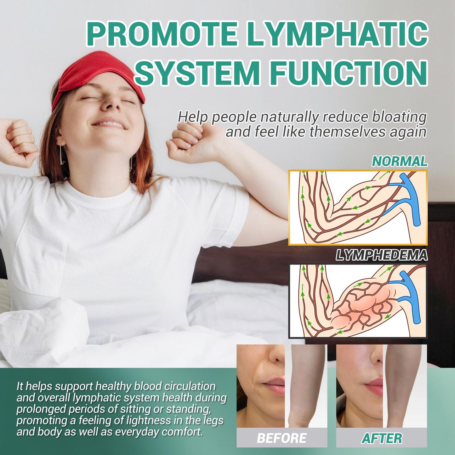 Kaseano Lymphatic Drainage Supplement 300 Softgels 21-in-1 Herbal Blend with Echinacea, Dandelion, Burdock Root Lymph System Support Fluid Balance & Immune System for Women & Men Kaseano buy supplements Au