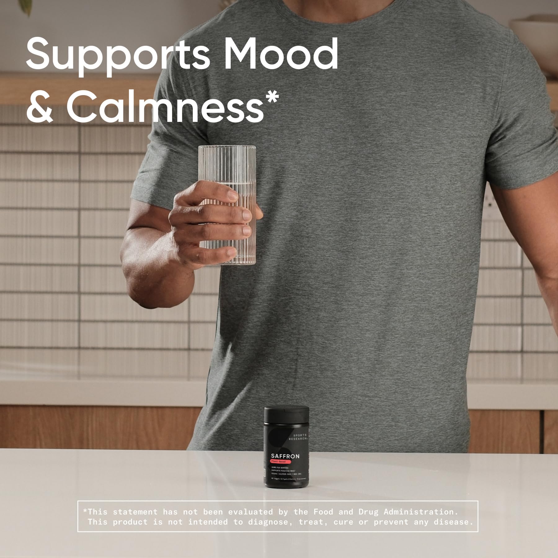 Sports Research® Pure Saffron Supplement, 30 mg - Mood & Stress Support - Made w/Affron® Saffron Extract - Vegan Certified · Non-GMO · Gluten Free – 60 Veggie Softgels Sports Research buy supplements Au