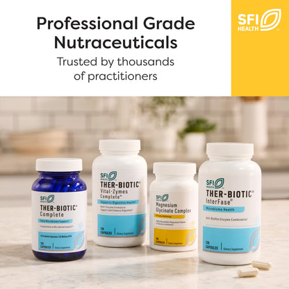 SFI Health Klaire Labs Buffered Vitamin C Capsules with Quercetin Bioflavonoids & L-Glutathione to Support Immune Function & Antioxidant Protection - Hypoallergenic & Gentle on Stomach (250 Capsules) SFI HealthBuy Supplements Australia