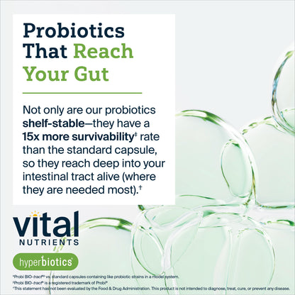 Hyperbiotics Vital Nutrients Pro-15 Prebiotics and Probiotics for Women and Men | 15 Science Backed Strains | Supports Occasional Constipation, Diarrhea, Gas & Bloating | 60 Vegan Time Release Pearls Hyperbiotics buy supplements Au