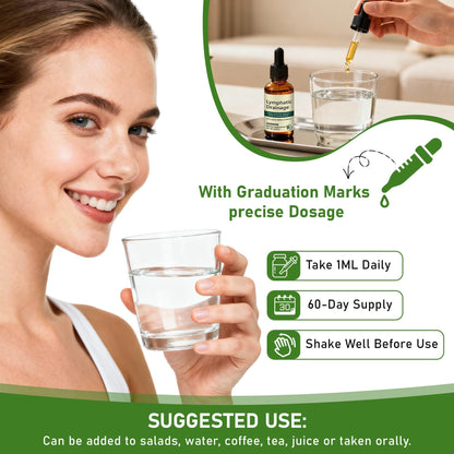 Wacipek Organic Lymphatic Drainage Drops, Lymphatic Drainage Supplement for Healthy Lymph Circulation, Reduce Bloating & Support Detox, Alcohol-Free Liquid Blend, 2 Fl Oz(60ml) Wacipek buy supplements Au