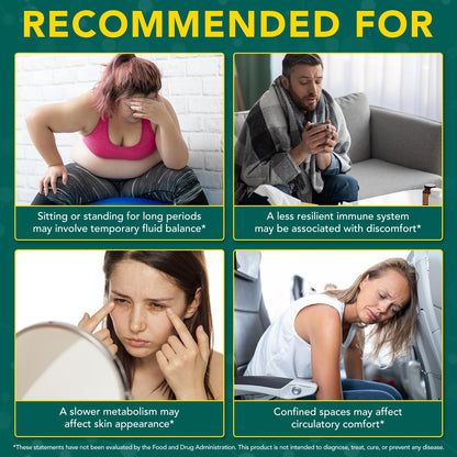 Lymphatic Drainage Supplements, Lymphatic Drainage Capsules Supplement - Wellness Complex Formula 21 in 1 - Aescia, Turmeric, Bromelain, Echinacea & More - Lymph System Support Capsule Easy Store OMZOK buy supplements Au