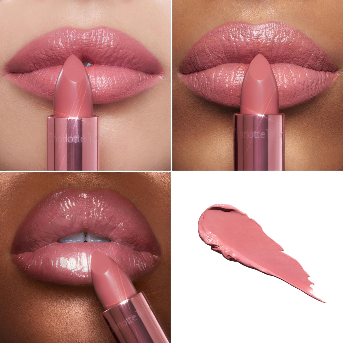 Charlotte Tilbury Icon Baby Lip Duo Kit - Mini K.I.S.S.I.N.G Satin Shimmer Lipstick & Full Size Hall of Fame High Shine Gloss Set - Hydrating Long Lasting Makeup Duo for On-the-Go Glossy Shine Charlotte Tilbury buy supplements Au