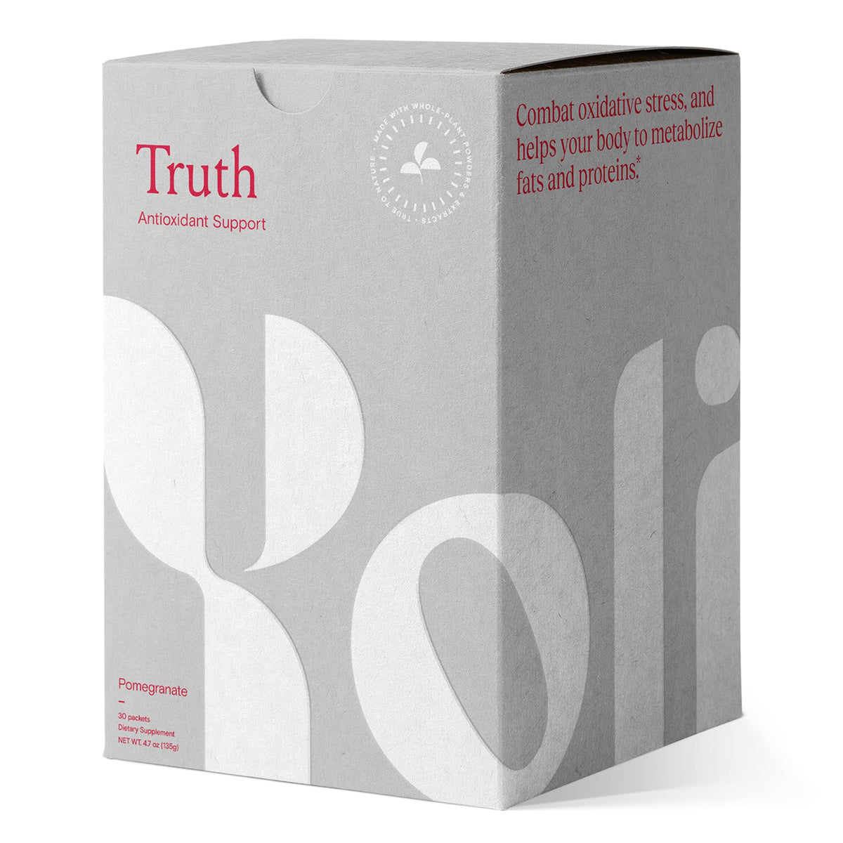 Yoli® Truth Antioxidant and Immune Support Supplement with Vitamin C, Botanicals, Superfruits, and Minerals - Pomegranate, 30 Packets YoliBuy Supplements Australia