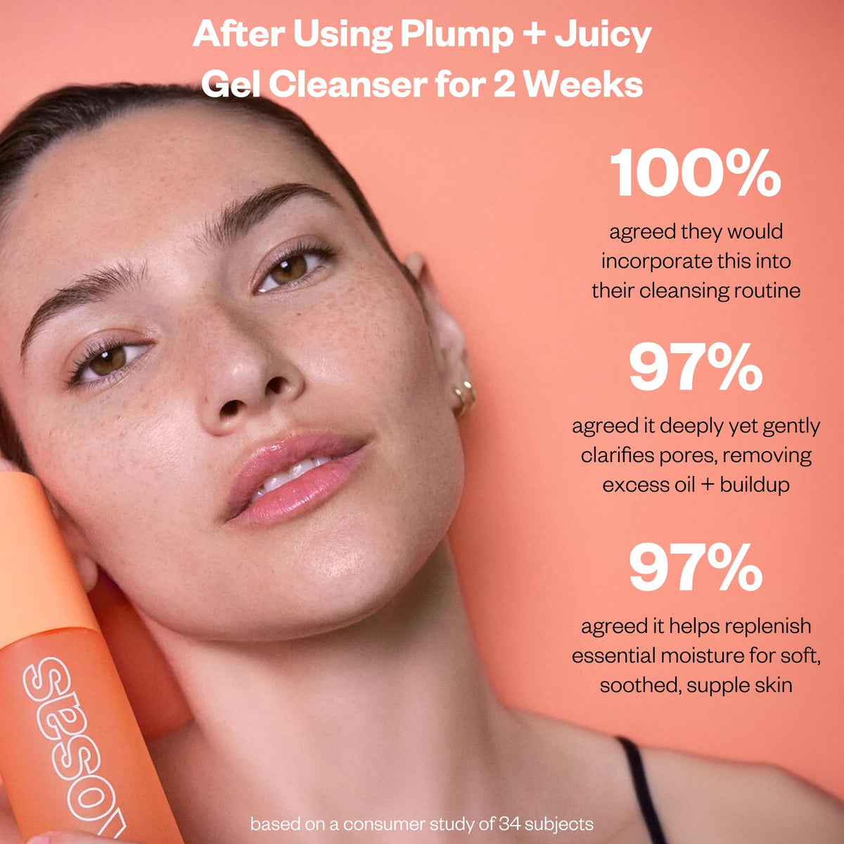 Kosas Plump + Juicy Comfy Clean Gel Cleanser –Hydrating Face Wash for All Skin Types, Deep Clean & Moisturize, Soap & Sulfate Free, with Hyaluronic Acid, Panthenol & Beta Glucan Kosas buy supplements Au