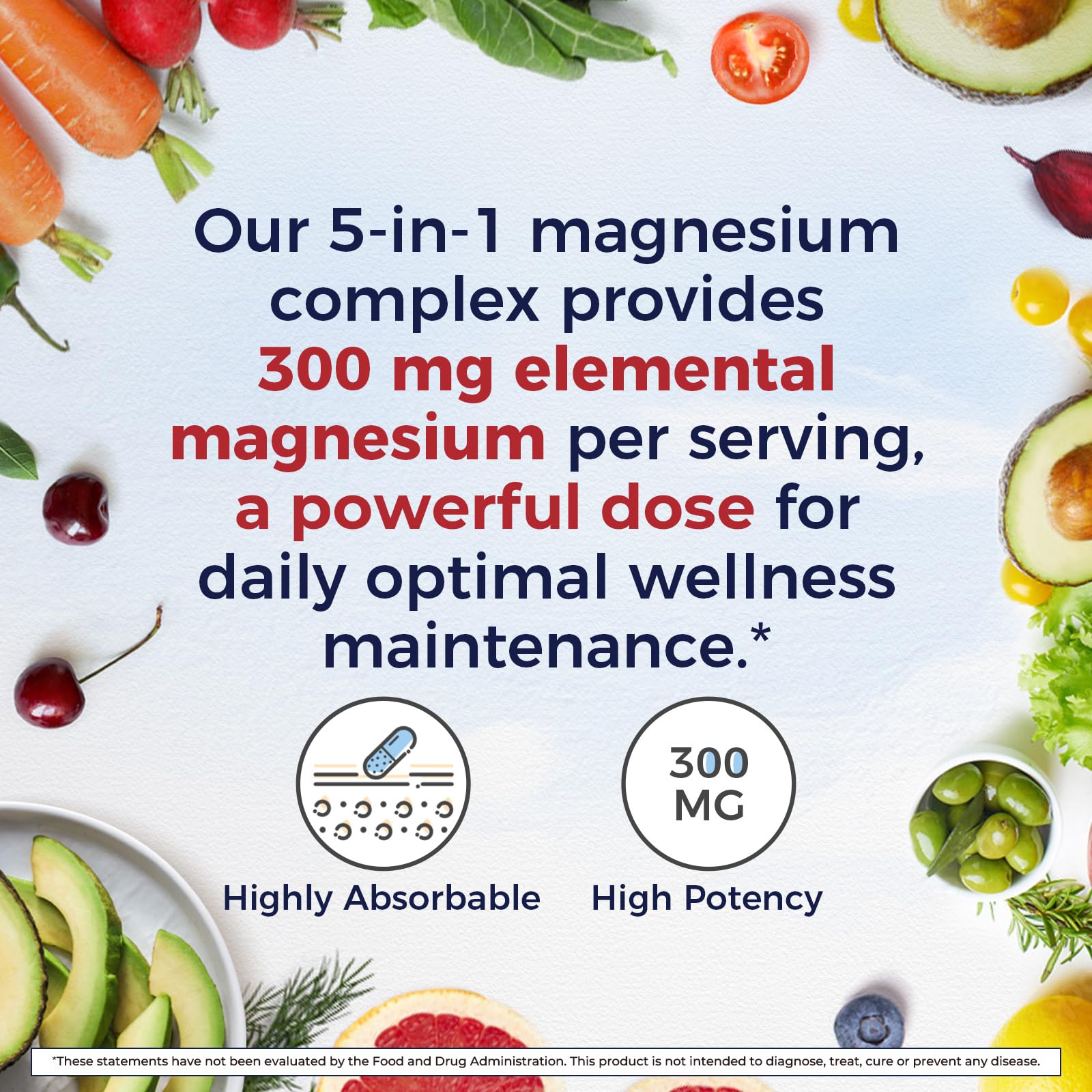 Vitalitown Magnesium Complex Supplement | 300mg Elemental Mag | Magnesium Citrate Glycinate Taurate Malate | Non-GMO, No Gluten, 90 Vegan Magnesio Capsules for Bone Brain Heart Vitalitown buy supplements Au
