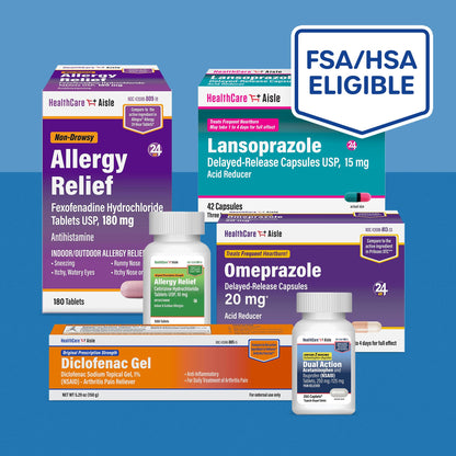 HealthCareAisle Lansoprazole 15 mg - 42 Delayed-Release Capsules - Acid Reducer, Treats Frequent Heartburn HealthCareAisle buy supplements Au