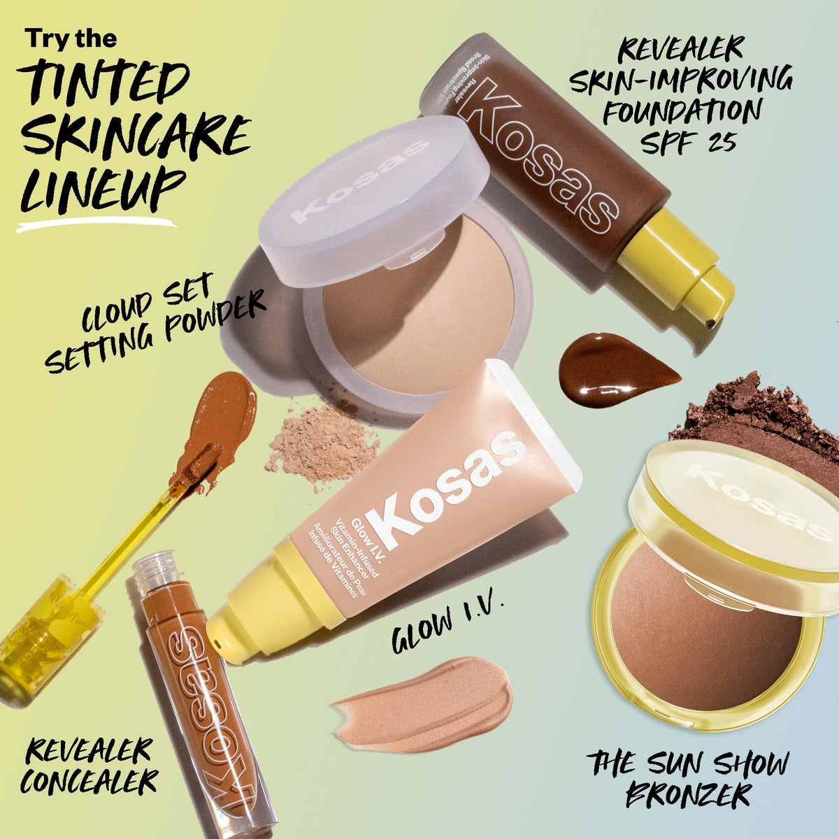 Kosas Sun Show Glowy Warmth Baked Bronzer - Contouring Powder for Cheekbones, Nose & Jawline - Enriched with Concentrated Fatty Acids - Talc-Free, Vegan & Hypoallergenic - Tropic Kosas buy supplements Au