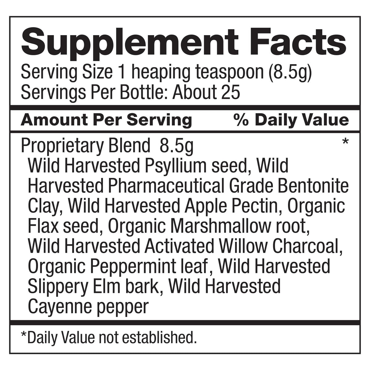 Dr. Schulze's Intestinal Formula #2 - Cleansing Supplement for Colon Health Support - Supports Daily Elimination - Plant-Based Herbal Supplement - Gluten-Free & Vegan - 8 oz Dr. Schulze'sBuy Supplements Australia