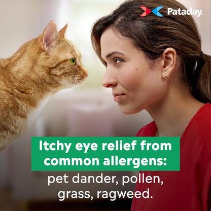 Pataday Once Daily Extra Strength Relief Allergy Eye Drops, 2.5 ml, Twin Pack, Antihistamine Eye Drops with Olopatadine 0.7% for Relief from Eye Allergy Itching, Works Up to 24 Hours Pataday buy supplements Au
