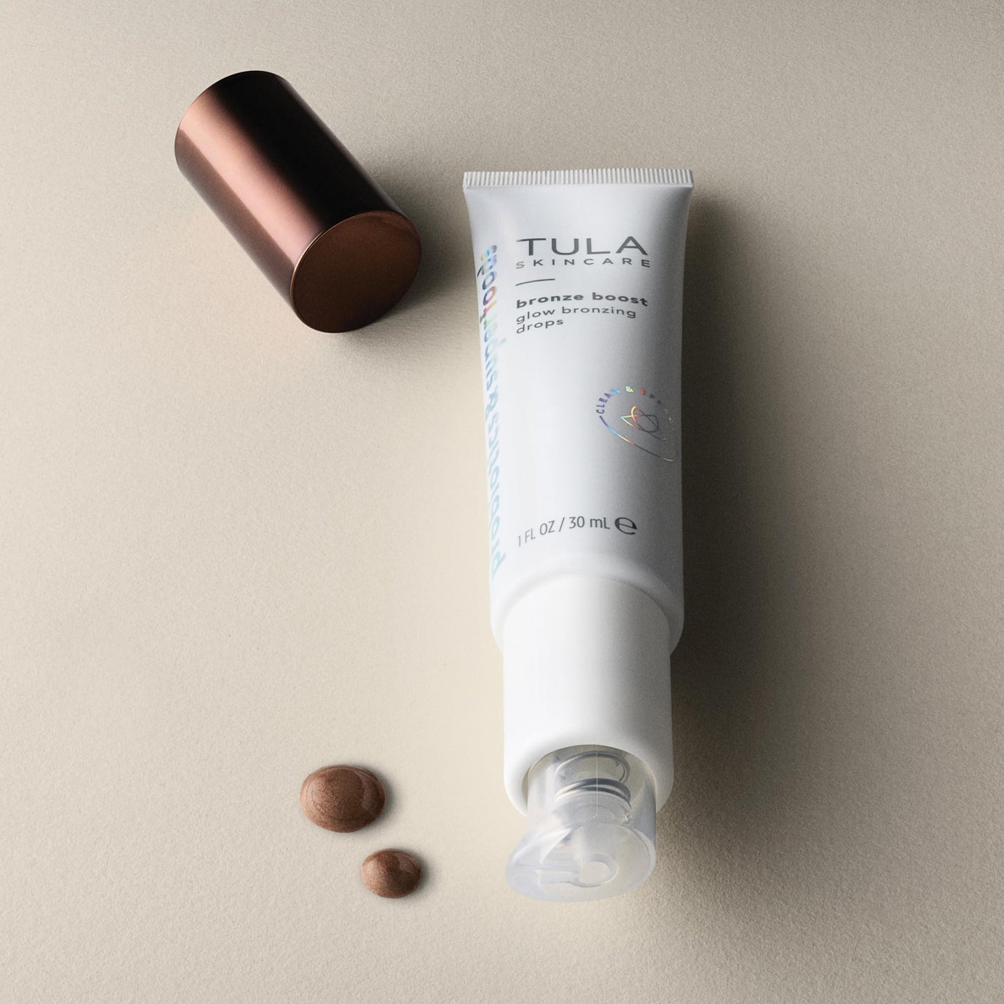 TULA Skin Care Bronze Boost Glow Bronzing Drops - Provides Natural Glow, Evens Skin Tone, Plumps and Hydrates Skin, Contains Niacinamide, Hyaluronic Acid and Green Tea, 1 Fl Oz. TULA buy supplements Au
