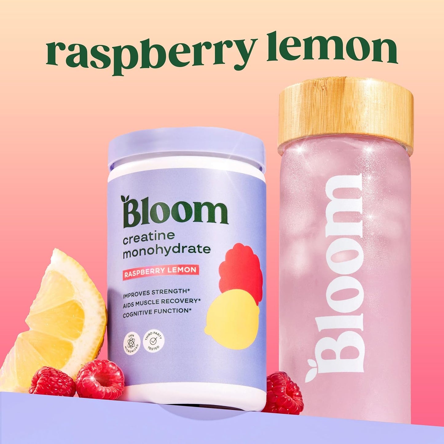Bloom Raspberry Lemonade Gym Essentials Bundle