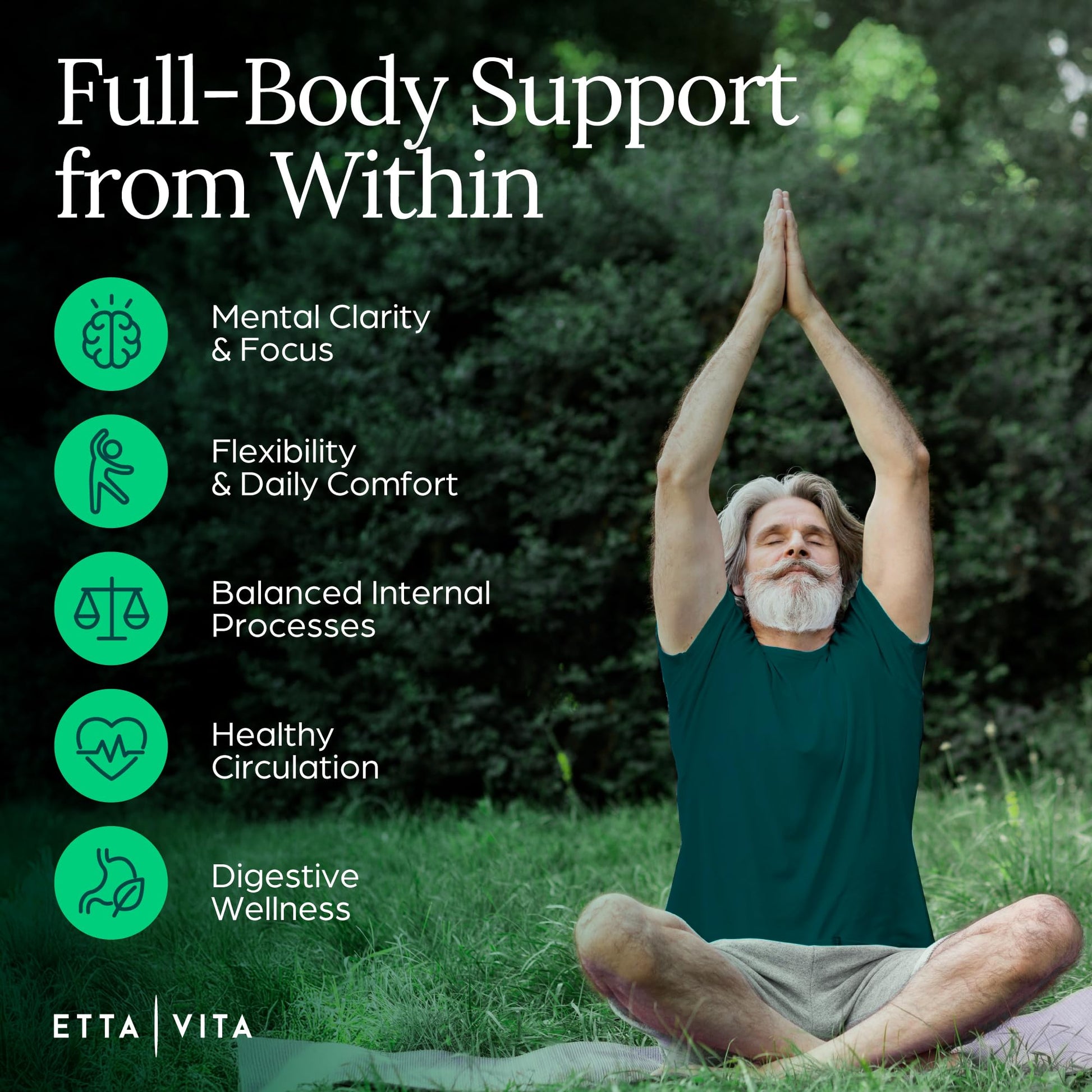 Potent Nattokinase 4000 FU Serrapeptase 240000 SPU Lumbrokinase 2000 FU Supplement - Proteolytic Enzymes Capsules for Energy Support, Digestion, Detox, Cognition & Gut Health for Men & Women Etta Vita buy supplements Au