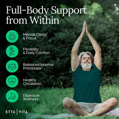 Potent Nattokinase 4000 FU Serrapeptase 240000 SPU Lumbrokinase 2000 FU Supplement - Proteolytic Enzymes Capsules for Energy Support, Digestion, Detox, Cognition & Gut Health for Men & Women Etta Vita buy supplements Au