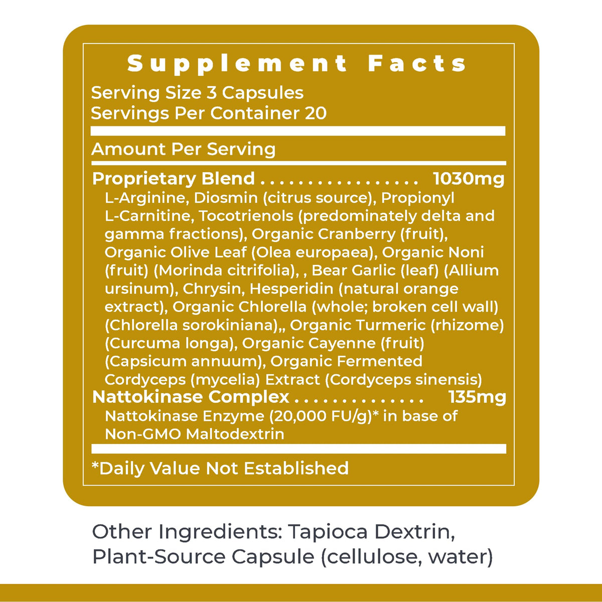 Premier Research Labs CircuZyme - Blood Circulation Supplements Supporting Blood Flow & Vascular Support Featuring Diosmin, Cayenne & Nattokinase, for Men and Women - 60 Vegetarian Capsules Premier Research LabsBuy Supplements Australia