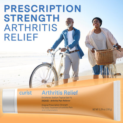 Curist Diclofenac Sodium Topical Gel 1 Percent 150g - Joint Pain Relief for Hand Pain, Foot, Knee Pain, Elbow, or Ankle Discomfort - 1% Gel - 2 Pack CuristBuy Supplements Australia