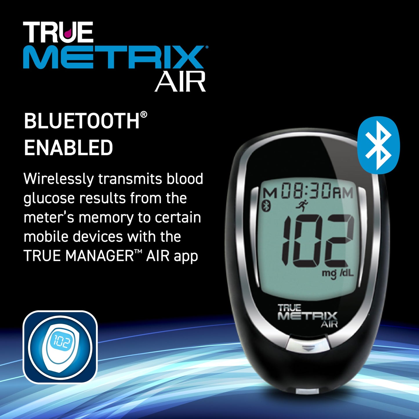 TRUE METRIX GO Meter Value Kit, Blood Glucose Monitor and Testing Supplies | Includes Blood Glucose Meter, Case, 50 Test Strips, Lancing Device - Fast, Easy Testing Supplies for Home Use and Travel