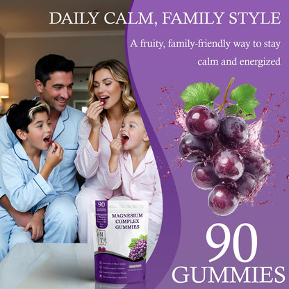 MATOP Magnesium Complex for Women Gummies - 8 in 1 Triple Magnesium Complex (Glycinate, Malate, Citrate) with L-Theanine, Ashwagandha, Vitamin D3, B6 & Zinc - Stress, Calm & Focus - 90 Vegan Gummies MATOP buy supplements Au