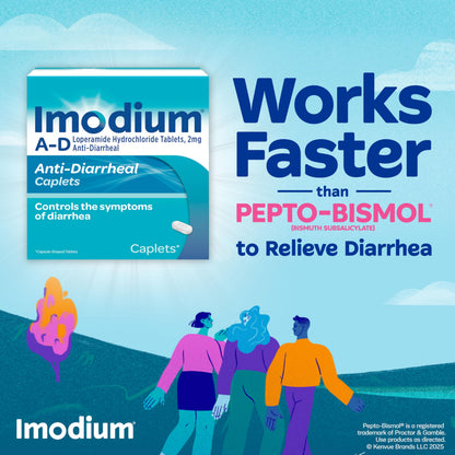 Imodium A-D Diarrhea Relief Caplets with Loperamide HCl, Anti-Diarrheal Medicine to Help Control Symptoms of Diarrhea Due to Acute, Traveler's Diarrhea, HSA/FSA Eligible, 24 ct Imodium buy supplements Au
