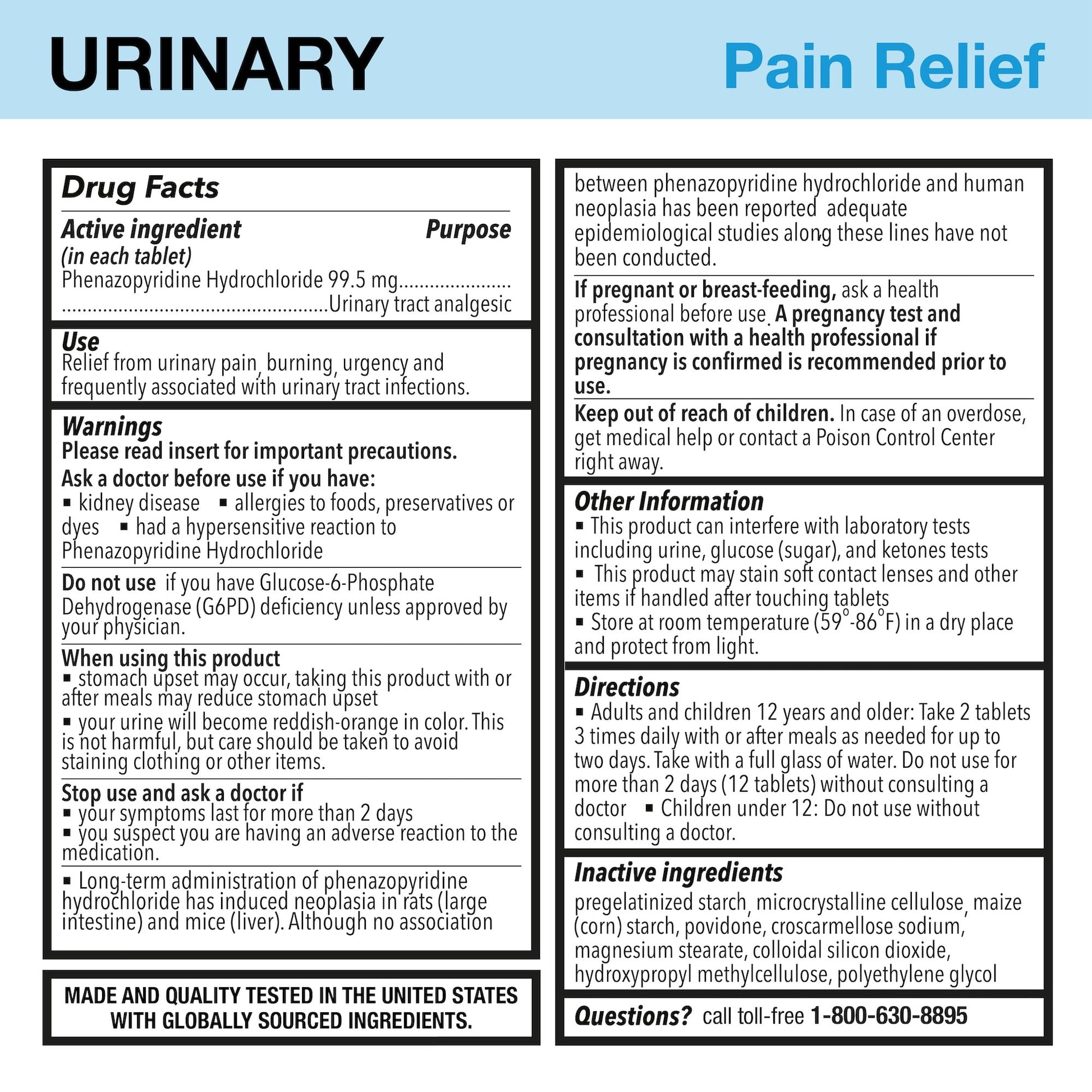 Puregen Labs Urinary Pain Relief | Phenazopyridine HCl 99.5mg Tablets | Maximum Strength OTC for Fast Relief of UTI Pain, Burning and Bladder discomfort – 72 Count Tablets P Puregen Labs buy supplements Au