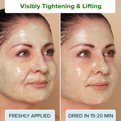 Ebanel Bundle of 40-Pack Collagen Face Mask and 8-Pack Collagen Peptide Infusion Mask