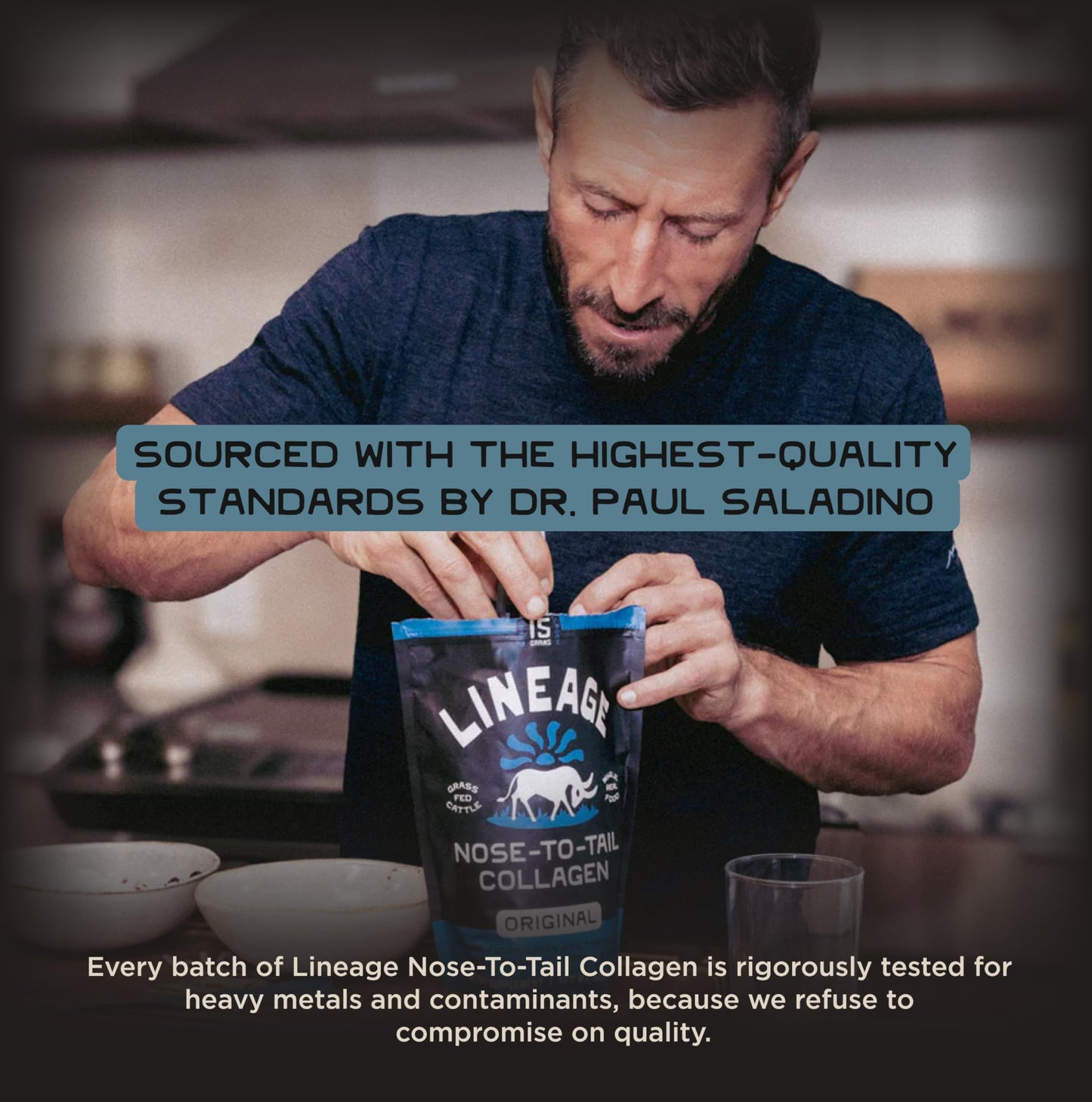 Lineage Provisions 100% Grass Fed Collagen Powder UNFLAVORED – Hydrolyzed Bovine Collagen Peptides with Trachea, Scapula, Eggshell Membrane – Collagen Protein Powder with Vitamin C – 30 Servings Lineage Provisions buy supplements Au
