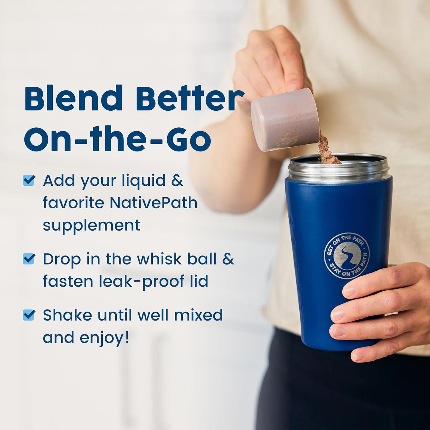 NativePath Complete Protein Vanilla and Creatine Complex Bundle with Shaker Cup