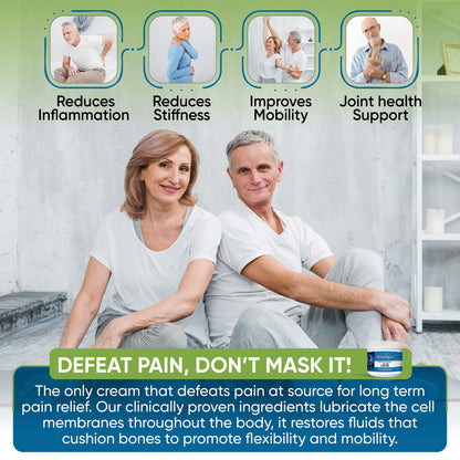 ACTIVE AGAIN Joint & Muscle Cream, 4oz | Clinically Proven for Joint Health and Mobility, Muscle, Back, Knee, Shoulder | Long Term Results| Doctor Approved | Made in USA ACTIVE AGAINBuy Supplements Australia