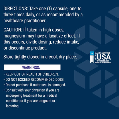 Life Extension Magnesium Caps, 500 mg, Magnesium Oxide, Citrate, and Succinate, Heart Health, Healthy Bones, Metabolism Support, 100 Vegetarian Capsules Life Extension buy supplements Au