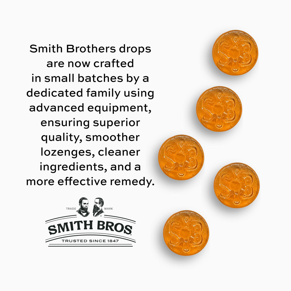 Sore Throat Lozenges with Pectin by Smith Brothers (Warming Apple Pie, 90 Count): Vintage Candy Throat Drops - The Original American Cough Drop