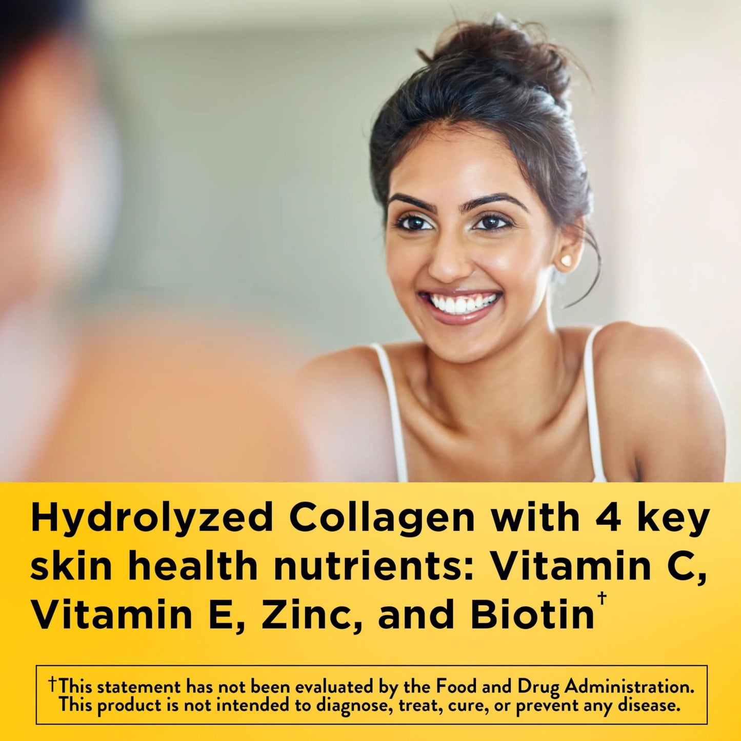 Nature Made Collagen Gummies with Vitamin C, Zinc, Biotin, Hydrolyzed Collagen Peptides for Women and Men