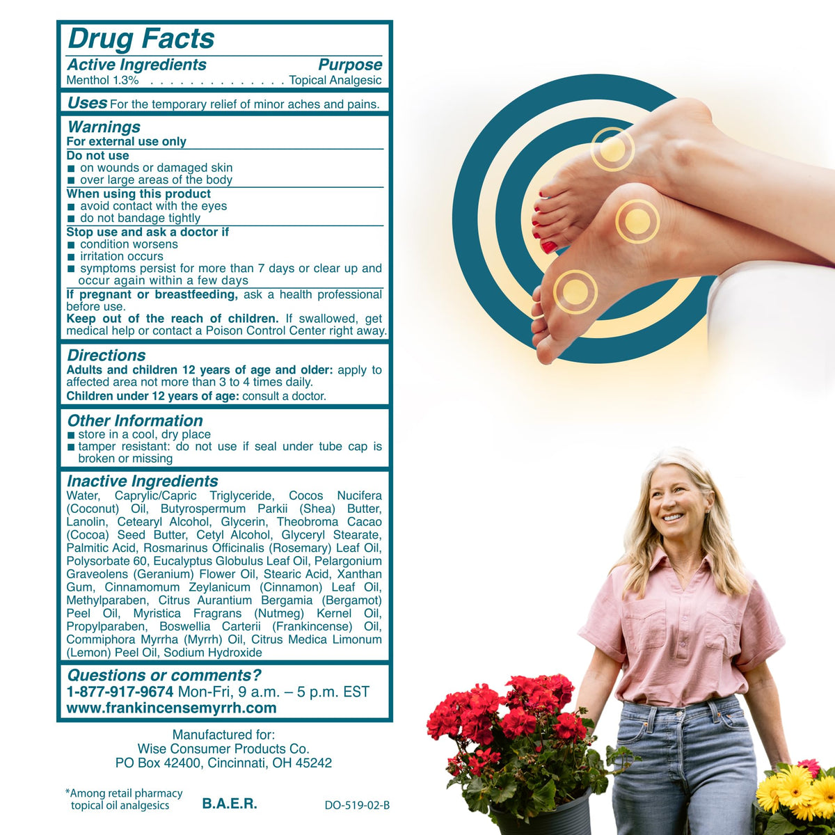 FRANKINCENSE & MYRRH Foot Pain Relief Cream - Intensive Foot Therapy Lotion - Diabetic Nerve Pain Relief Cream | Restless Leg Syndrome | Frankincense Essential Oil, 3 Ounce (2-Pack) FRANKINCENSE & MYRRHBuy Supplements Australia