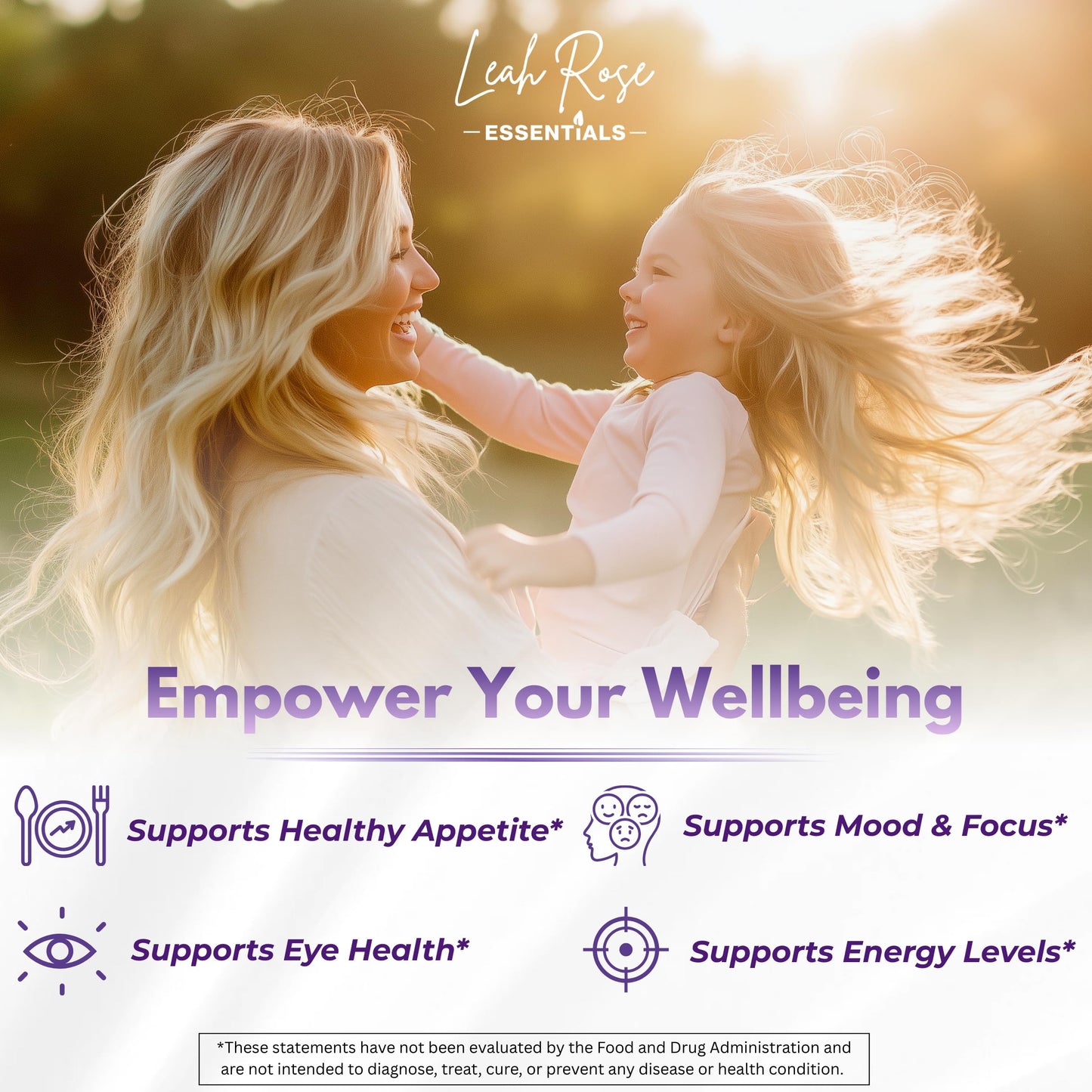 Leah Rose Essentials Saffron Supplement 88.5mg | Mood, Focus, and Stress Support | 60 Premium Saffron Extract Capsules | Made in the USA | 3rd Party Lab Tested | Non-GMO, Vegan, Gluten-Free