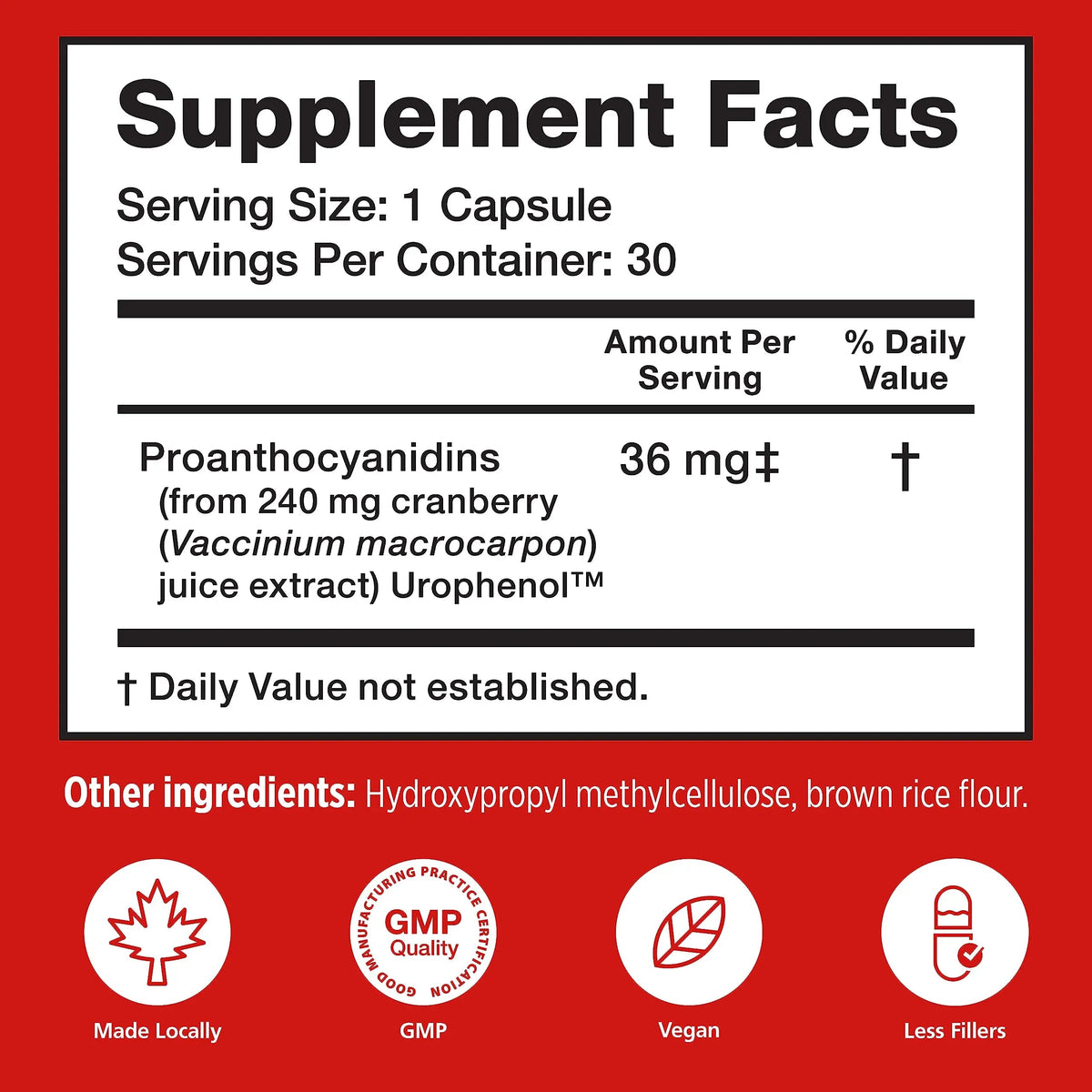 20% Bundle Utiva Cranberry PACs 30 Vegi Capsules Cranberry Supplement for Urinary Tract Health for Women and Men + Utiva D-Mannose 500mg 120 Capsules Naturally Flush The Bladder and Urinary Tract Szio+Buy Supplements Australia