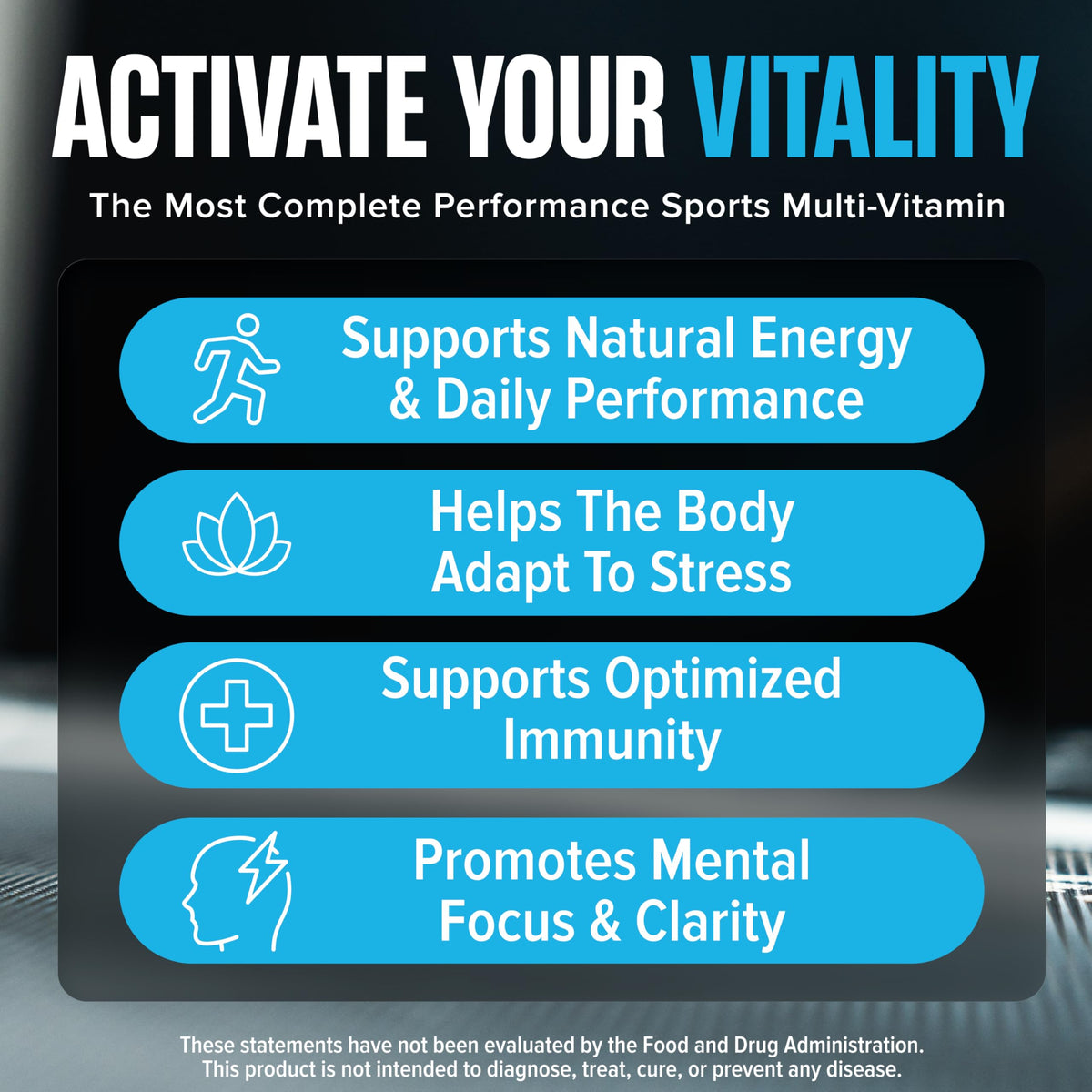 Nutrex Research Vitadapt Complete Sports Multivitamin for Men - 24 Vitamins, KSM-66 Ashwagandha and Minerals for Athletes - Mens Multivitamin (90 Capsules) Nutrex Research buy supplements Au