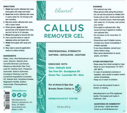 Ebanel Bundle of Callus Remover Gel and Antifungal Treatment
