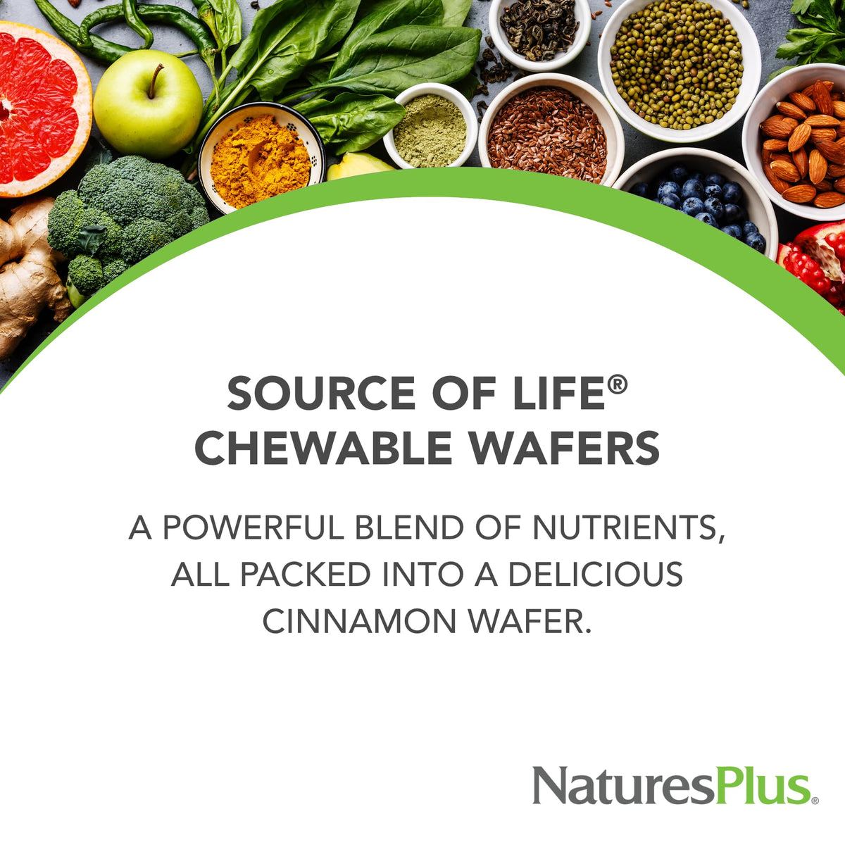 Natures Plus Source of Life Adult’s Chewable, Apple Cinnamon - 90 Wafers, Pack of 2 - Multi-Vitamin & Mineral Supplement - Gluten Free, Vegetarian - 90 Total Servings NaturesPlusBuy Supplements Australia