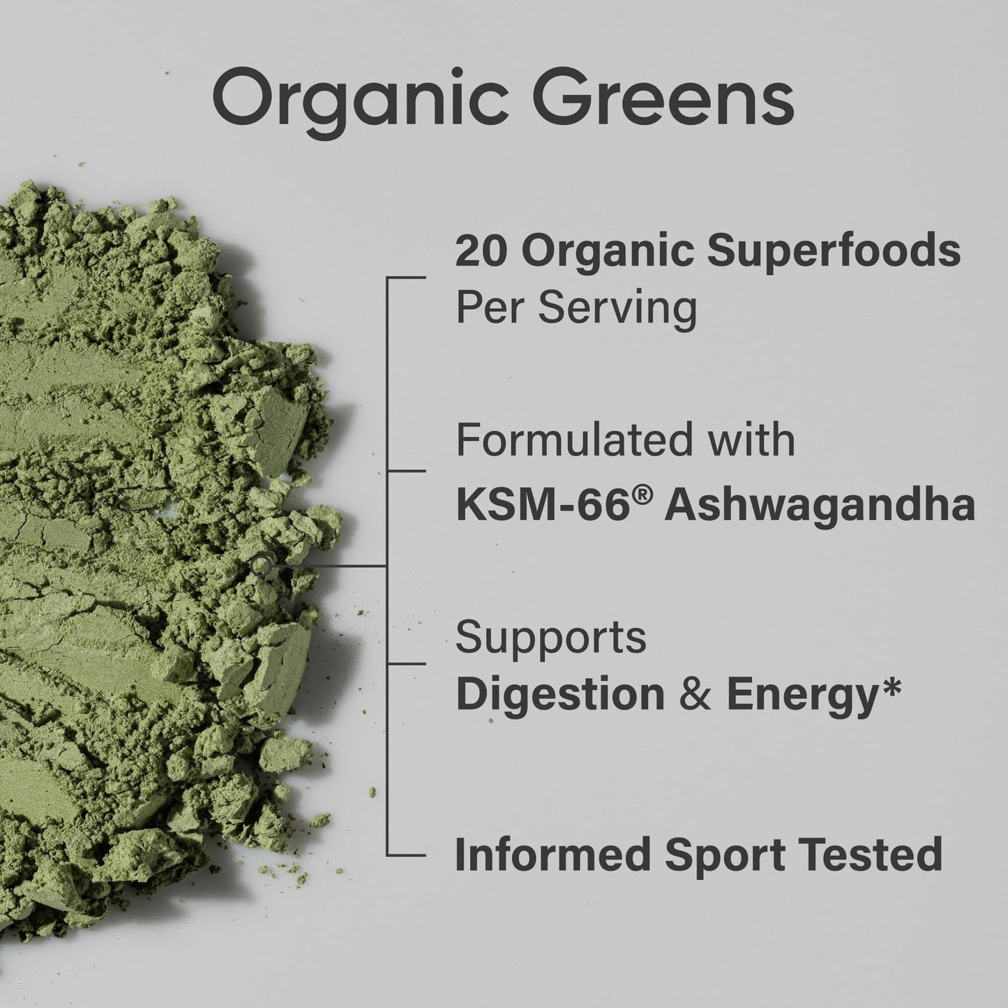 Sports Research® Organic Greens Superfood Powder w/Spirulina & Chlorella, Adaptogens, Enzymes, Probiotics & 8 VIT Bs for Gut & Mood Support* - Vegan, Sugar-Free & Low-Cal Original 30 Servings Sports Research buy supplements Au