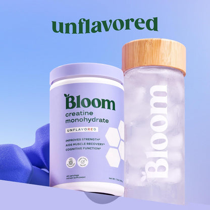 Bloom Orange Passionfruit Greens and Unflavored Creatine Bundle