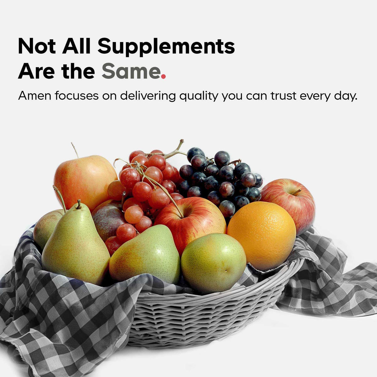 Amen Fruits + Veggies Vitamins Bundle, Raw Whole Food Multivitamin Capsules, Greens Vegetables, Red Fruits & Berries Vegan Blend, Fibers + Phytonutrients Superfood Minerals Supplement, Non-GMO, 180 ct AmenBuy Supplements Australia