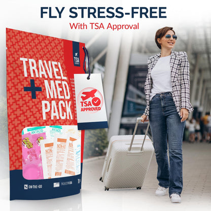 Travel Medicine Kit - 78-Piece TSA-Friendly Med Pack for Flights, Cruises & International Travel | Individually Wrapped Medication Essentials for Any Occasion Real Vitamins buy supplements Au