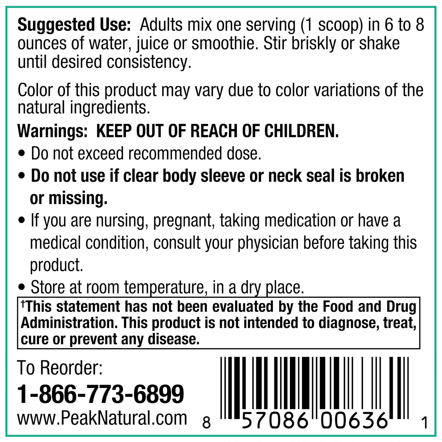 Peak Organic Superfruits - Polyphenol Rich Superfood Powder - Non-GMO Fermented Aronia Berry, Acai, Blueberry, Pomegranate, and Plum - Aging, Metabolic Health, Heart Health (30 Servings) Peak Pure & Natural buy supplements Au