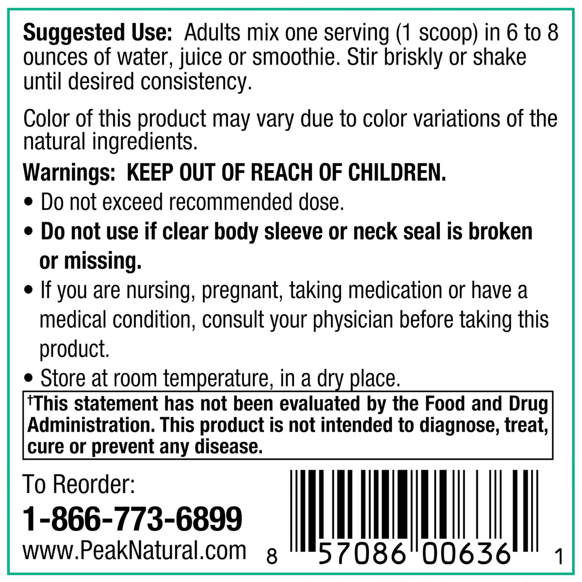 Peak Organic Superfruits - Polyphenol Rich Superfood Powder - Non-GMO Fermented Aronia Berry, Acai, Blueberry, Pomegranate, and Plum - Aging, Metabolic Health, Heart Health (30 Servings) Peak Pure & Natural buy supplements Au