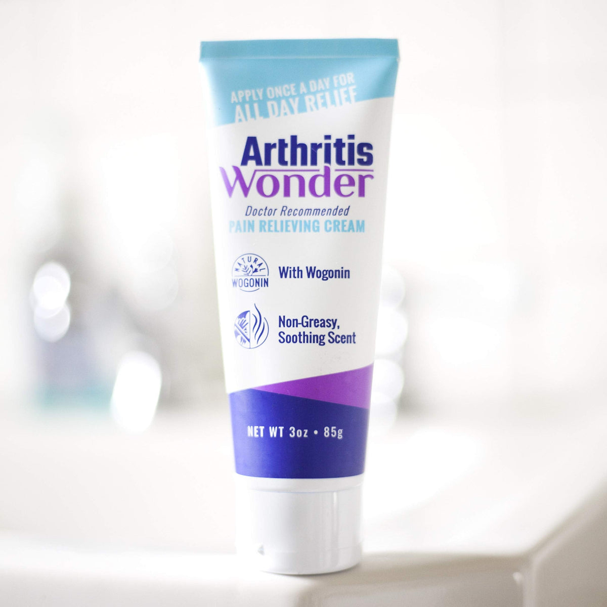 Arthritis Wonder Pain Relief Cream, 4 oz – Arthritis Pain Relief Cream for Hand, Knee, Foot and Wrist Joints – Fast-Acting, Deep Penetrating, Non-Greasy Formula with Natural Wogonin - 2 Pack Arthritis WonderBuy Supplements Australia